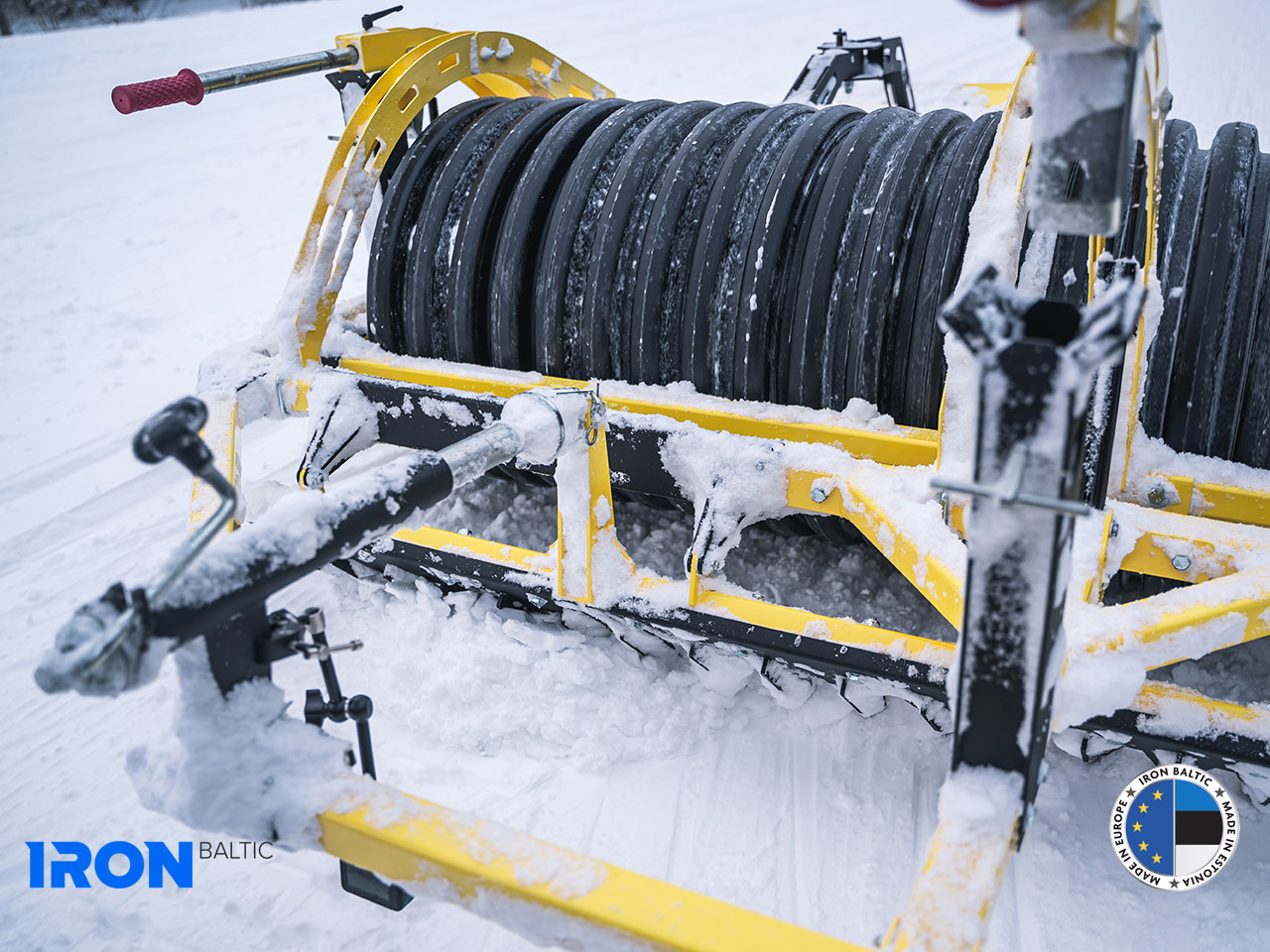 Eisschaber-Modul 1,45 m für Schneewalze